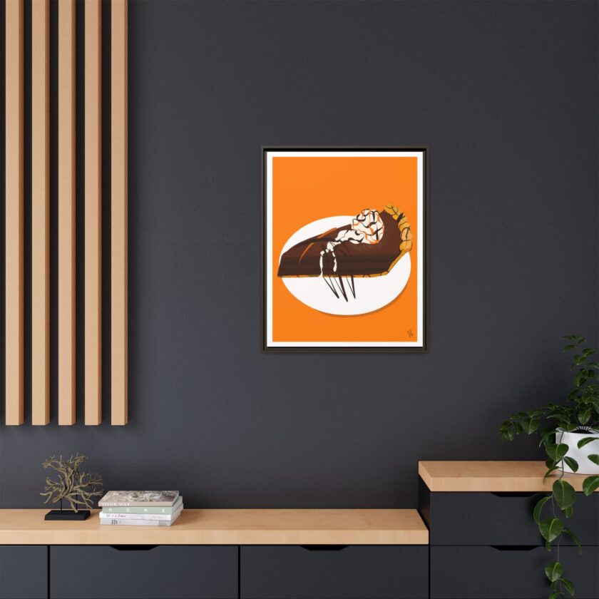 Chocolate Pie Canvas, Framed - Image 68