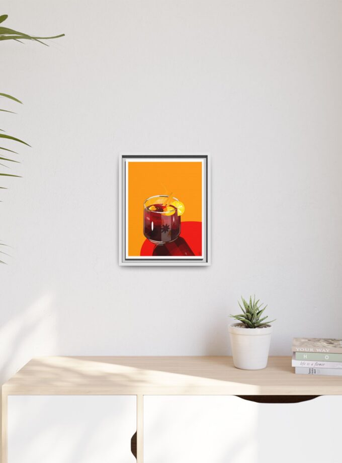 Mulled Wine Canvas, Framed