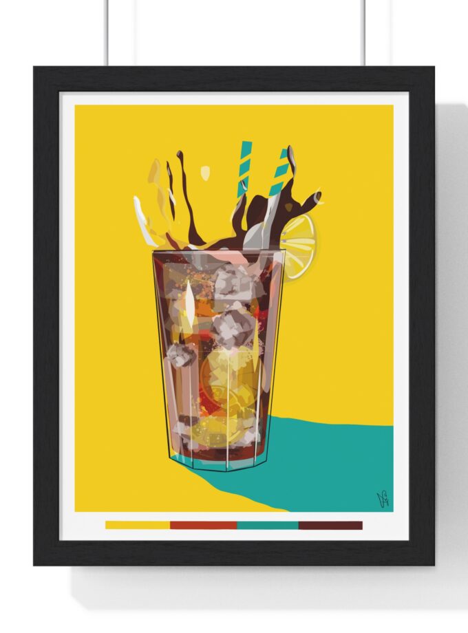 Splash Poster, Framed