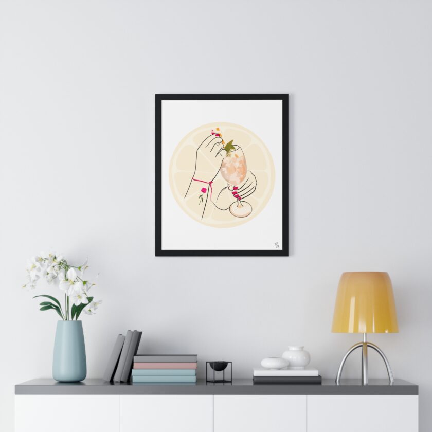 A Toast To Friendship Poster, Framed - Image 20