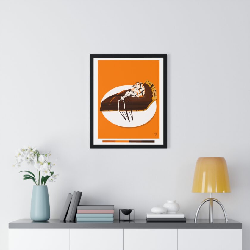 Chocolate Pie Poster, Framed - Image 20