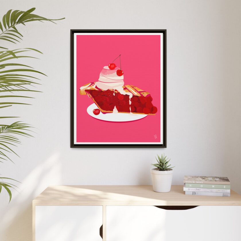 Cherry Pie Canvas, Framed - Image 67