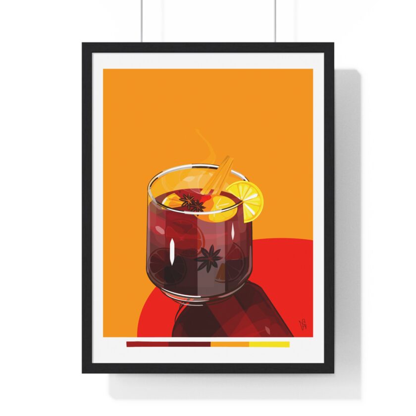 Mulled Wine Poster, Framed - Image 7