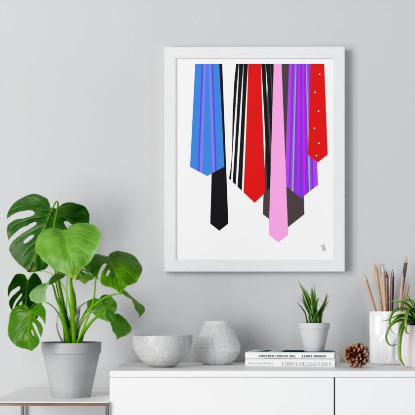 Ties Poster, Framed - Image 5