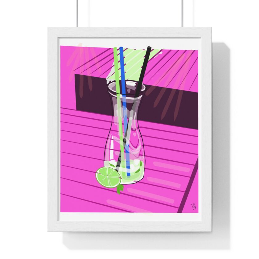 Mojito In Starigrad Poster, Framed - Image 4