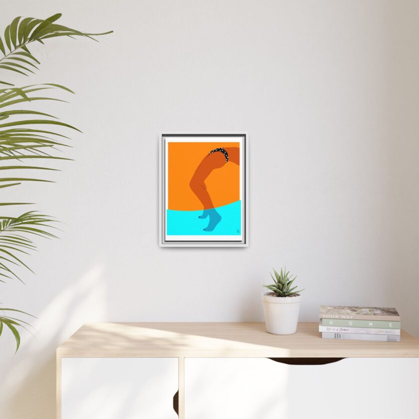 Pool Bridge Canvas, Framed - Image 35