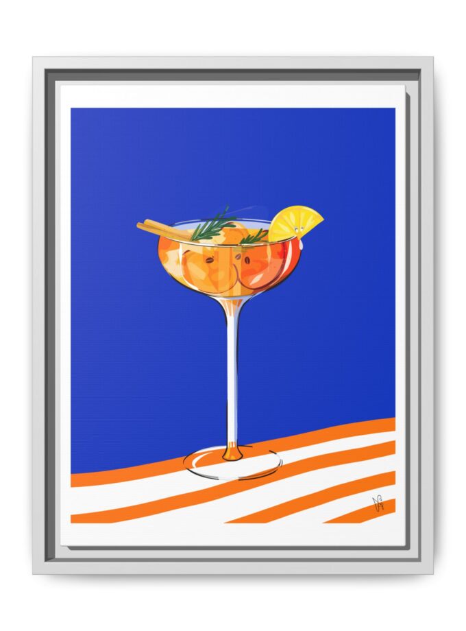 Apple Cider Canvas, Framed