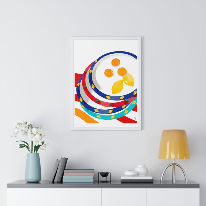 Three Yolks Poster, Framed - Image 11