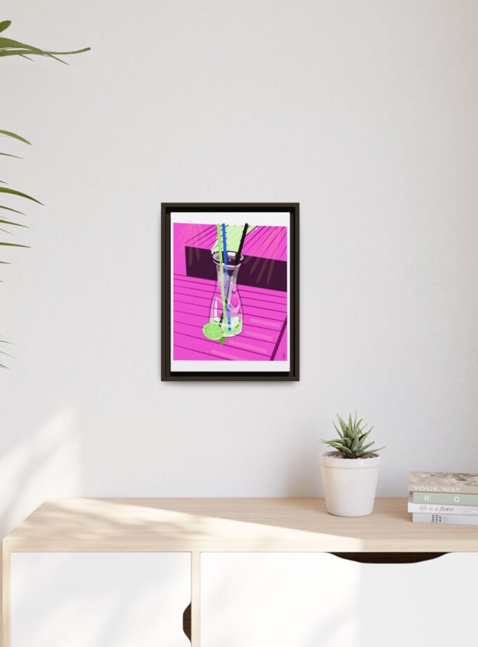 Mojito In Starigrad Canvas, Framed