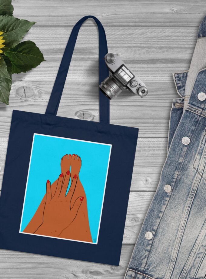 Sky Polish Tote Bag