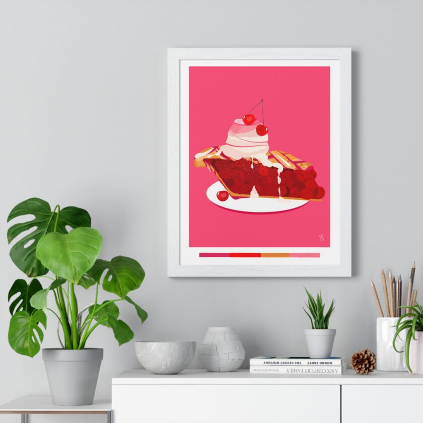 Cherry Pie Poster, Framed - Image 5