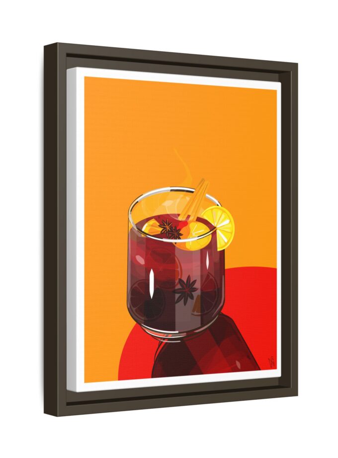 Mulled Wine Canvas, Framed