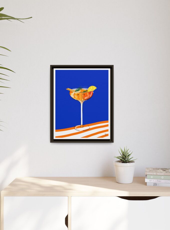 Apple Cider Canvas, Framed