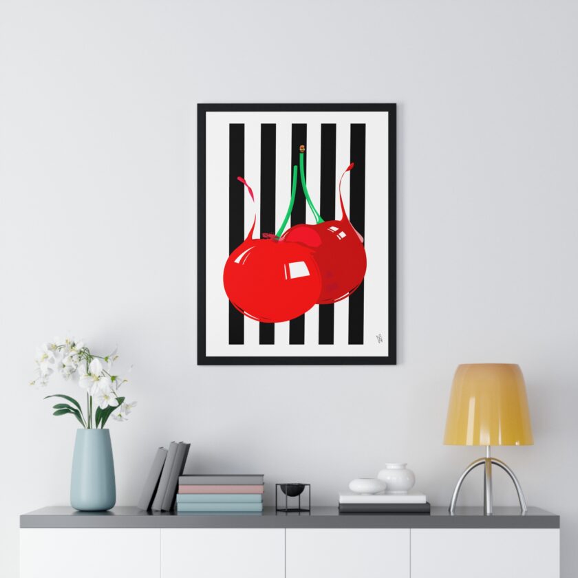 Cherries Poster, Framed - Image 8