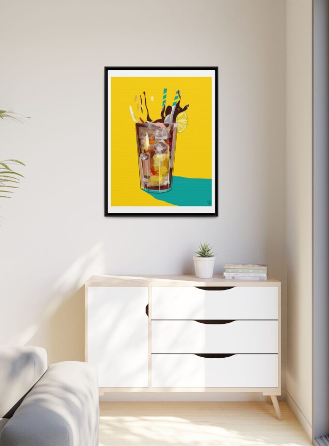 Splash Canvas, Framed