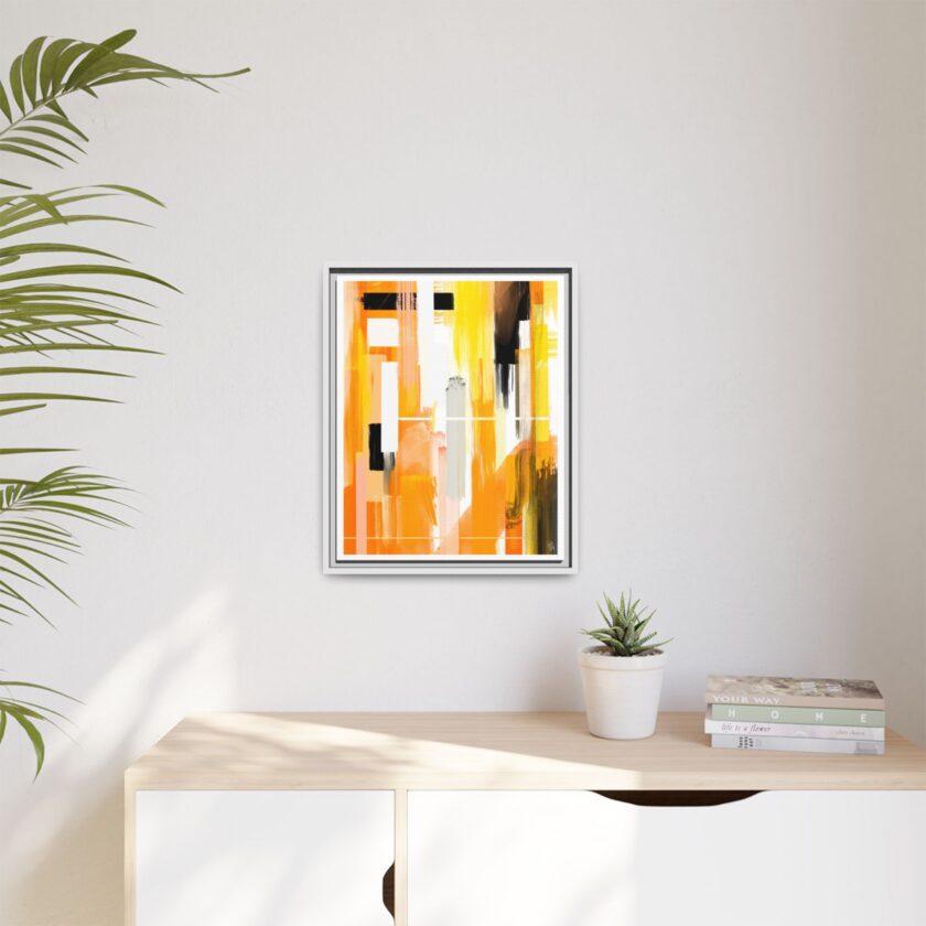 Liquid Gold Canvas, Framed - Image 43
