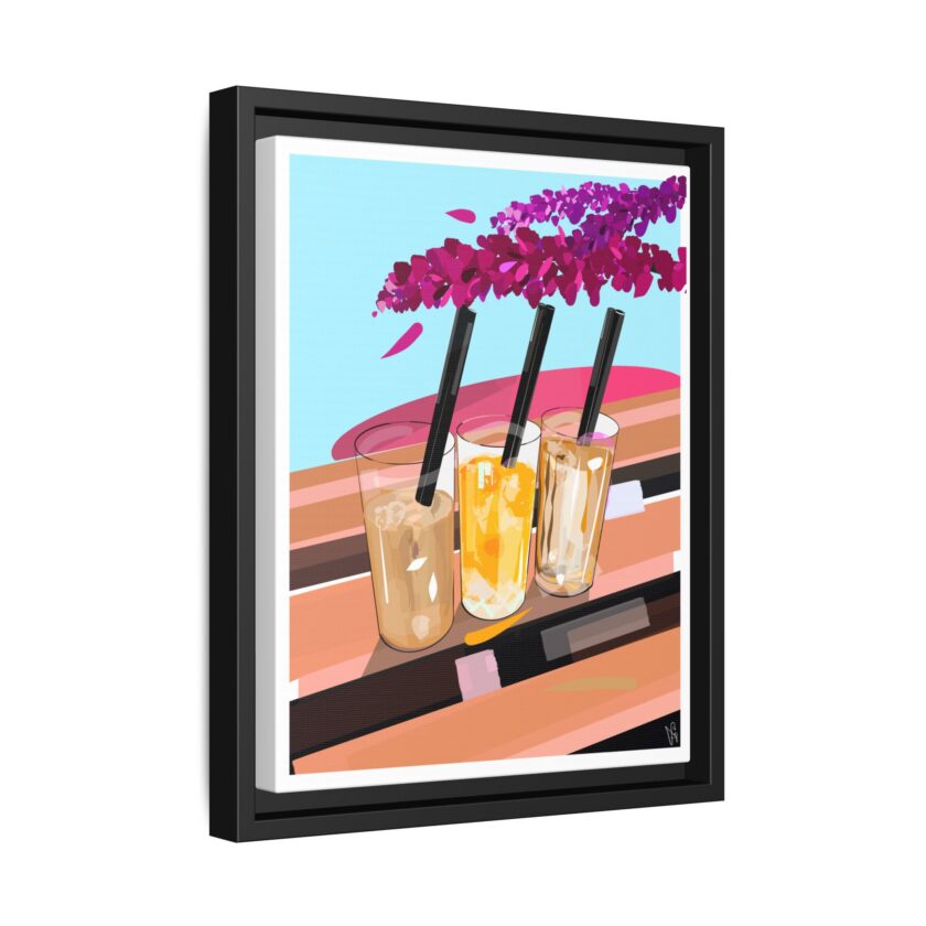 Under The Bugenvilija Canvas, Framed - Image 2