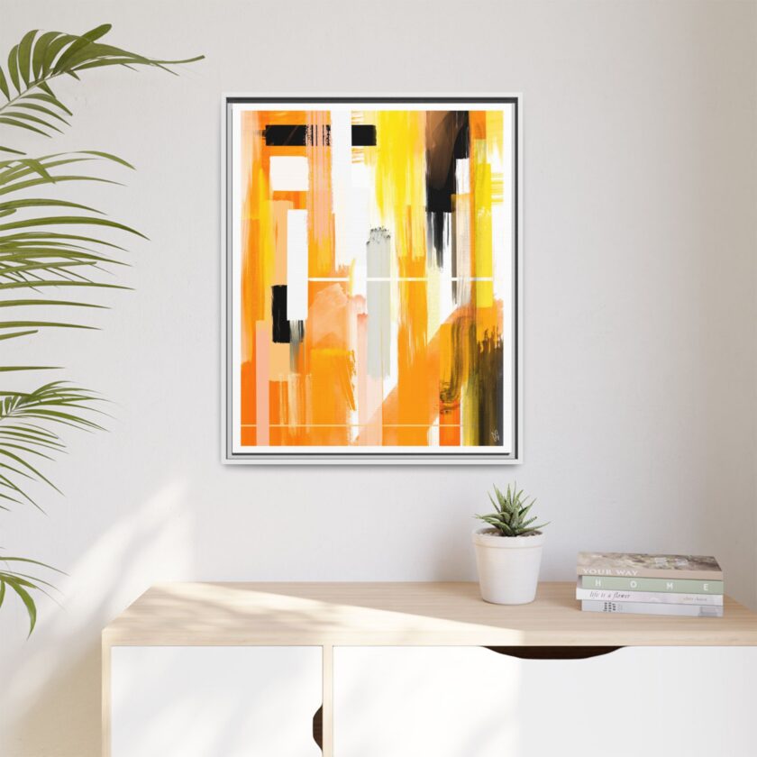 Liquid Gold Canvas, Framed - Image 71