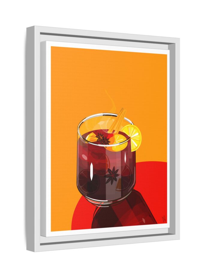 Mulled Wine Canvas, Framed