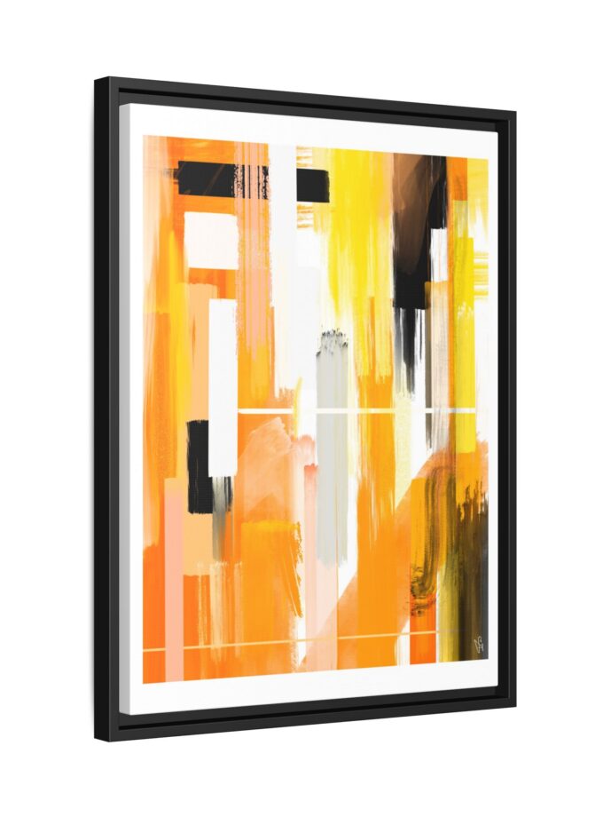 Liquid Gold Canvas, Framed