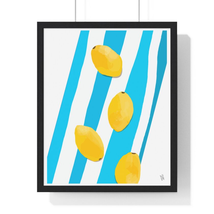 Lemon Water Poster, Framed - Image 19