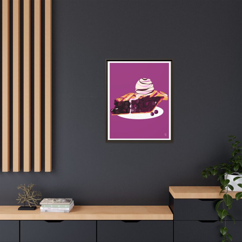 Blueberry Pie Canvas, Framed - Image 68