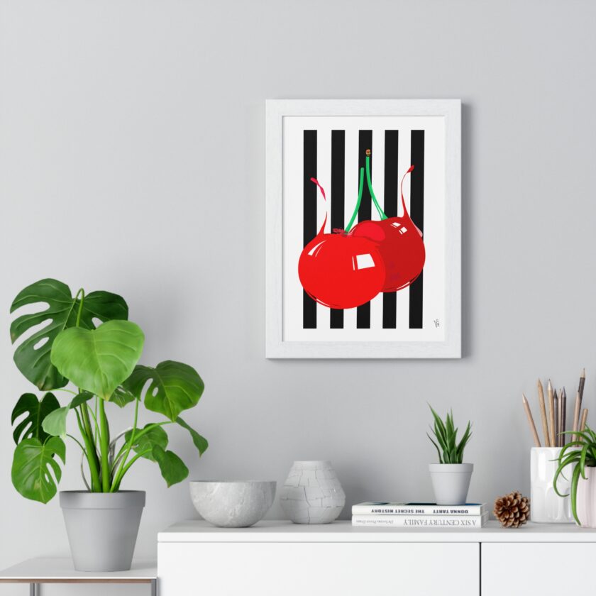 Cherries Poster, Framed - Image 17