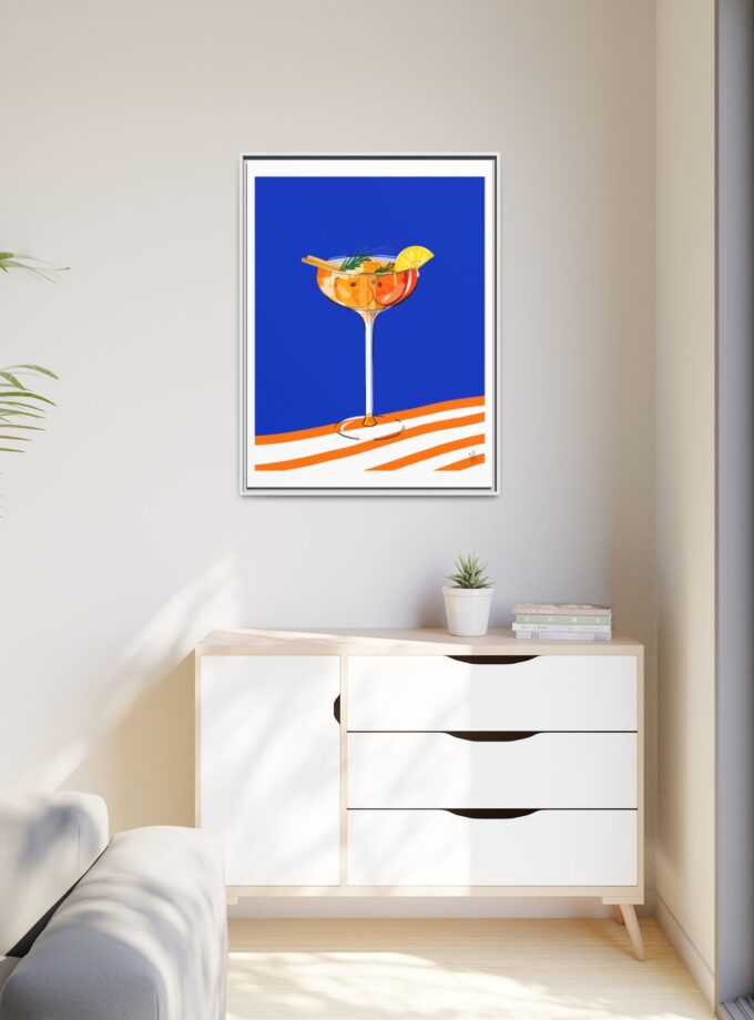 Apple Cider Canvas, Framed