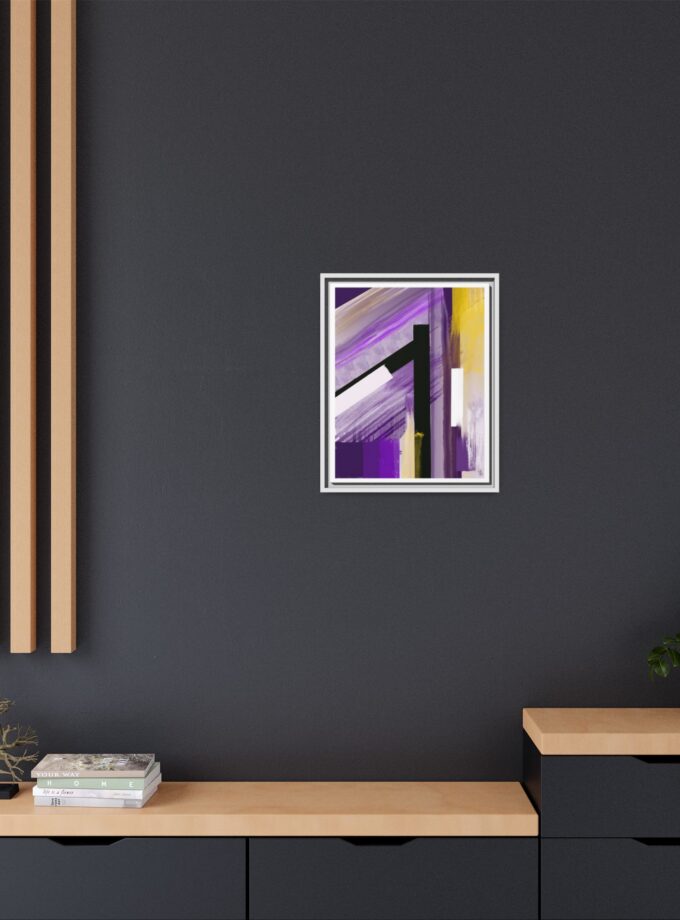 Lilac Canvas, Framed