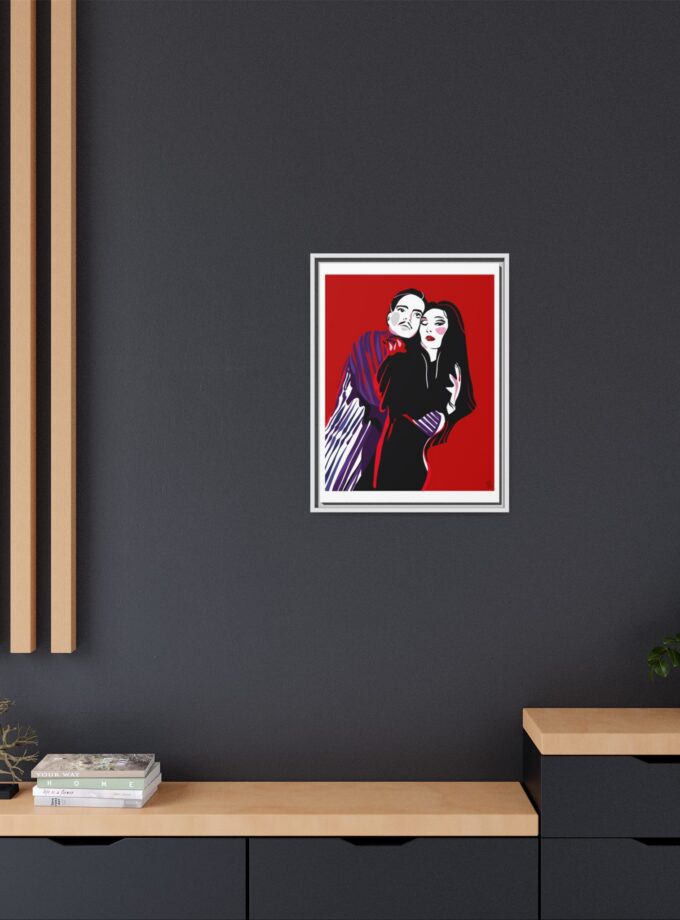 90' Bloody Halloween Canvas, Framed