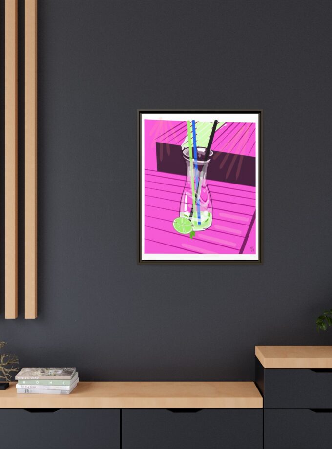 Mojito In Starigrad Canvas, Framed