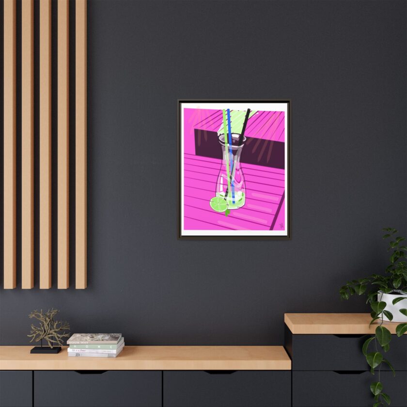 Mojito In Starigrad Canvas, Framed - Image 68