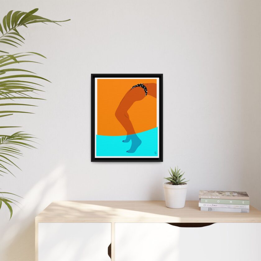 Pool Bridge Canvas, Framed - Image 11