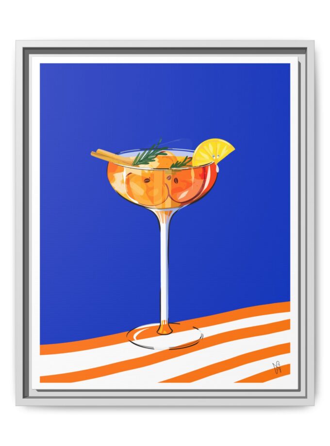 Apple Cider Canvas, Framed