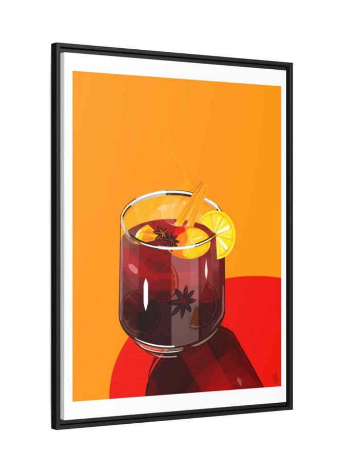Mulled Wine Canvas, Framed