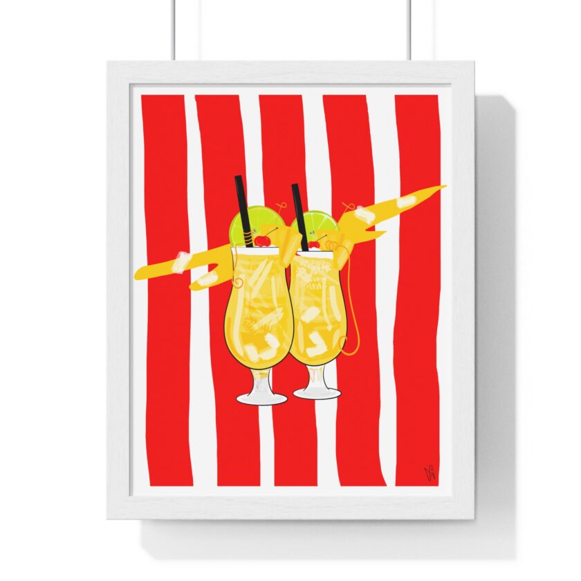 Pina Colada Poster, Framed - Image 4