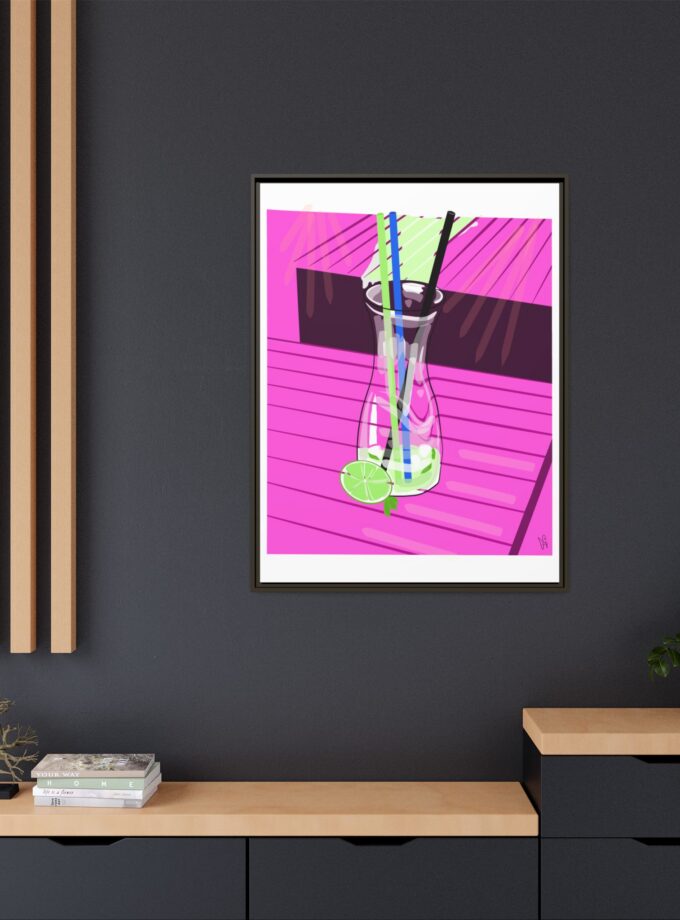 Mojito In Starigrad Canvas, Framed