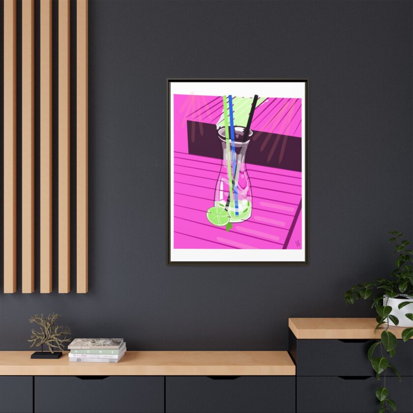 Mojito In Starigrad Canvas, Framed - Image 56