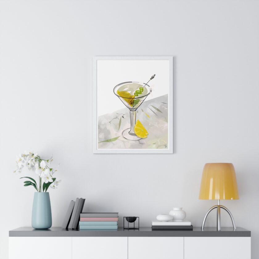 Dirty Martini Poster, Framed - Image 23
