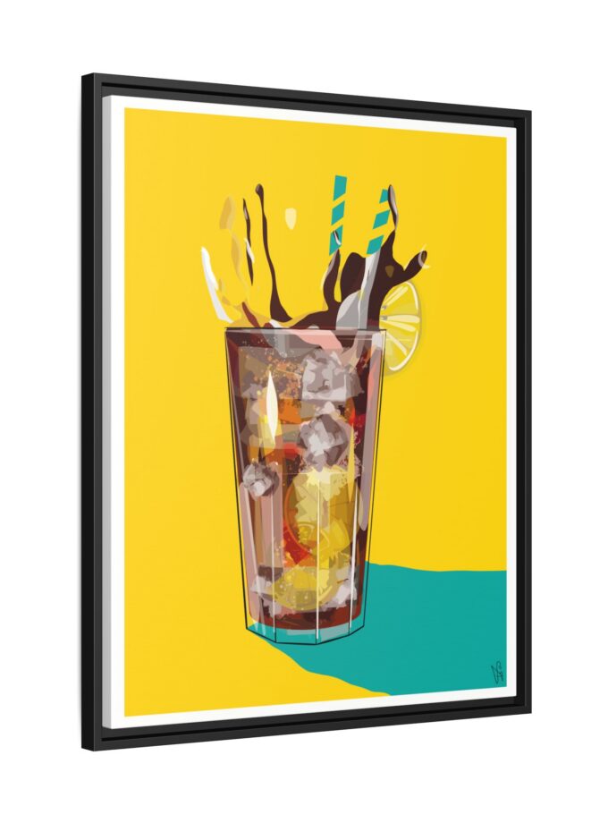 Splash Canvas, Framed