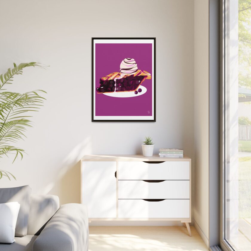 Blueberry Pie Canvas, Framed - Image 55