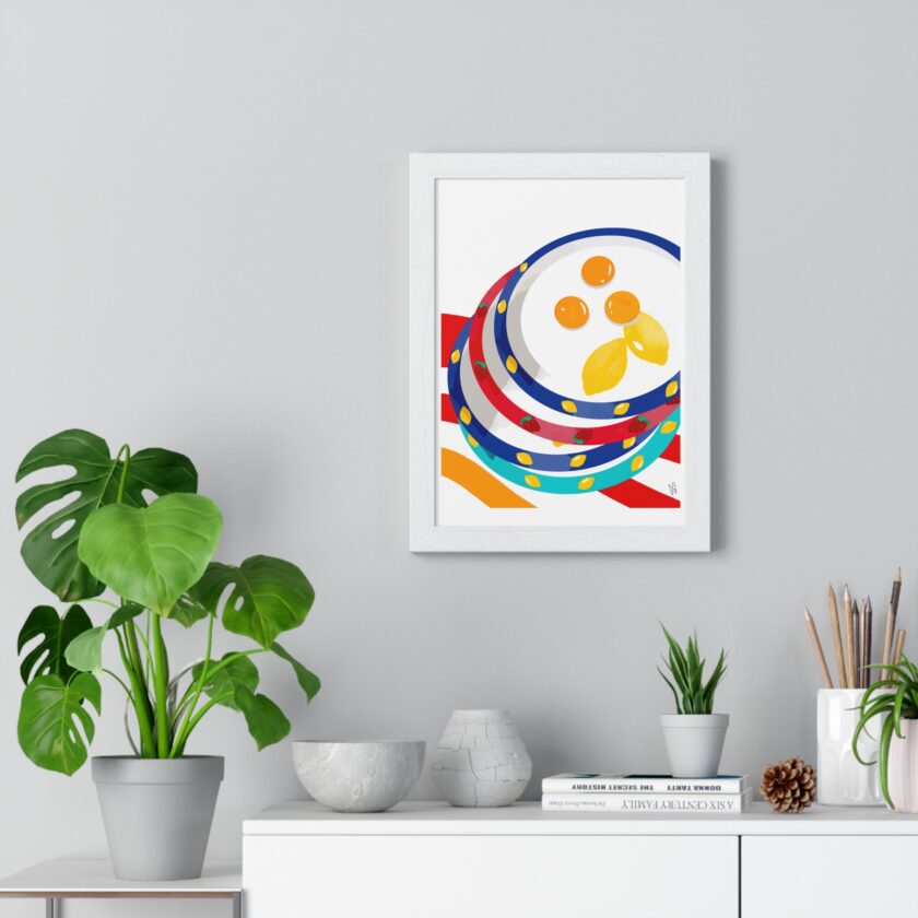 Three Yolks Poster, Framed - Image 17