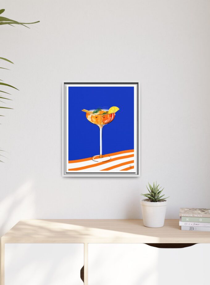 Apple Cider Canvas, Framed