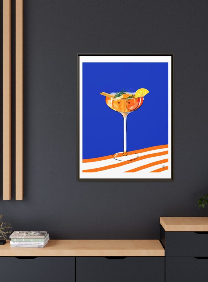 Apple Cider Canvas, Framed