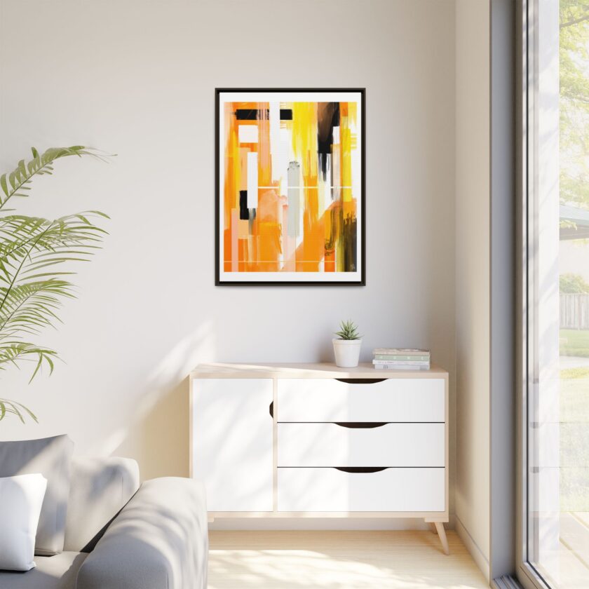 Liquid Gold Canvas, Framed - Image 55
