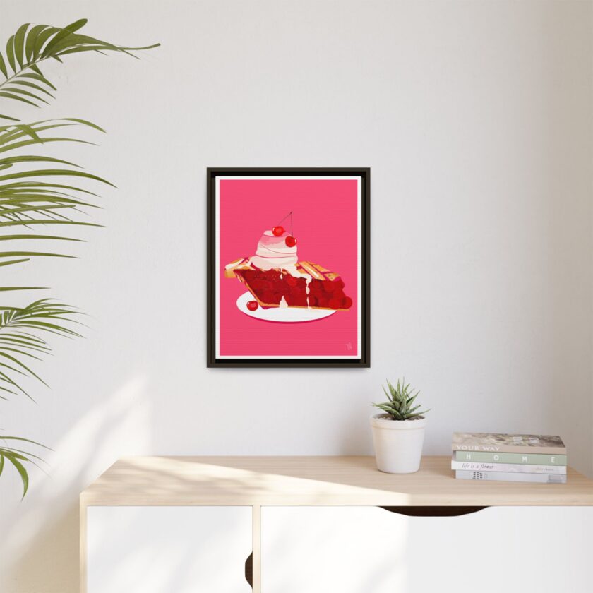 Cherry Pie Canvas, Framed - Image 39
