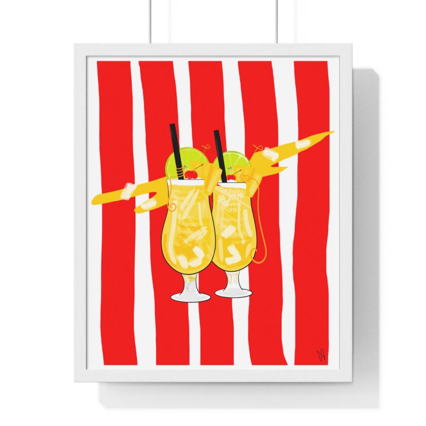 Pina Colada Poster, Framed - Image 22