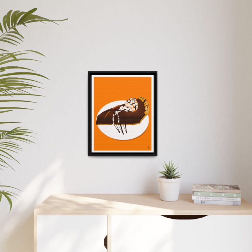 Chocolate Pie Canvas, Framed - Image 11