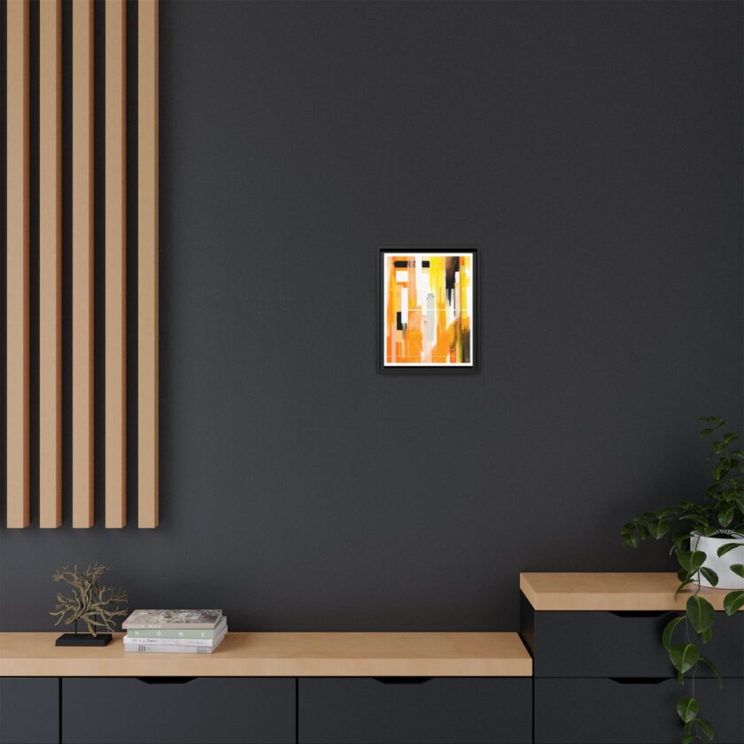 Liquid Gold Canvas, Framed - Image 4