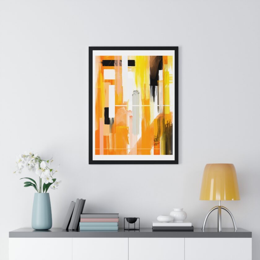 Liquid Gold Poster, Framed - Image 8